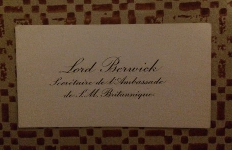 Lord B card
